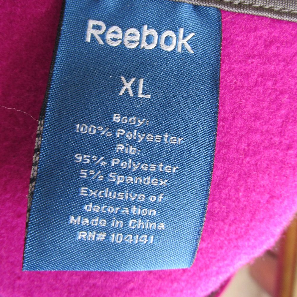 Raspberry Reebok Pullover Hoodie - Picture 5 of 5